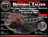 24-A06-DTEWF: 24-hour SSGT Edged Weapon Survival Instructor Course in Knoxville, TN (June '24)